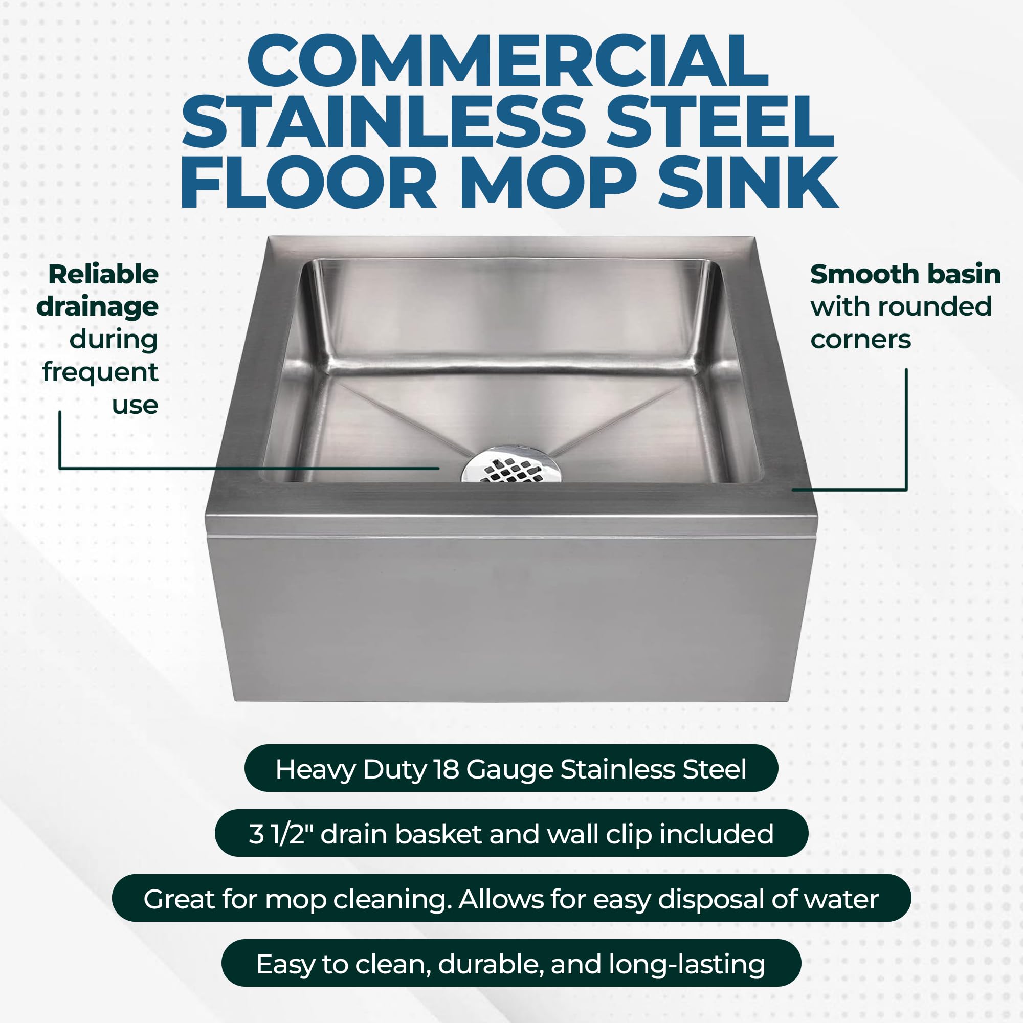 1118 M Stainless Steel Uncapping Tank w/Strainer | Mann Lake Ltd.