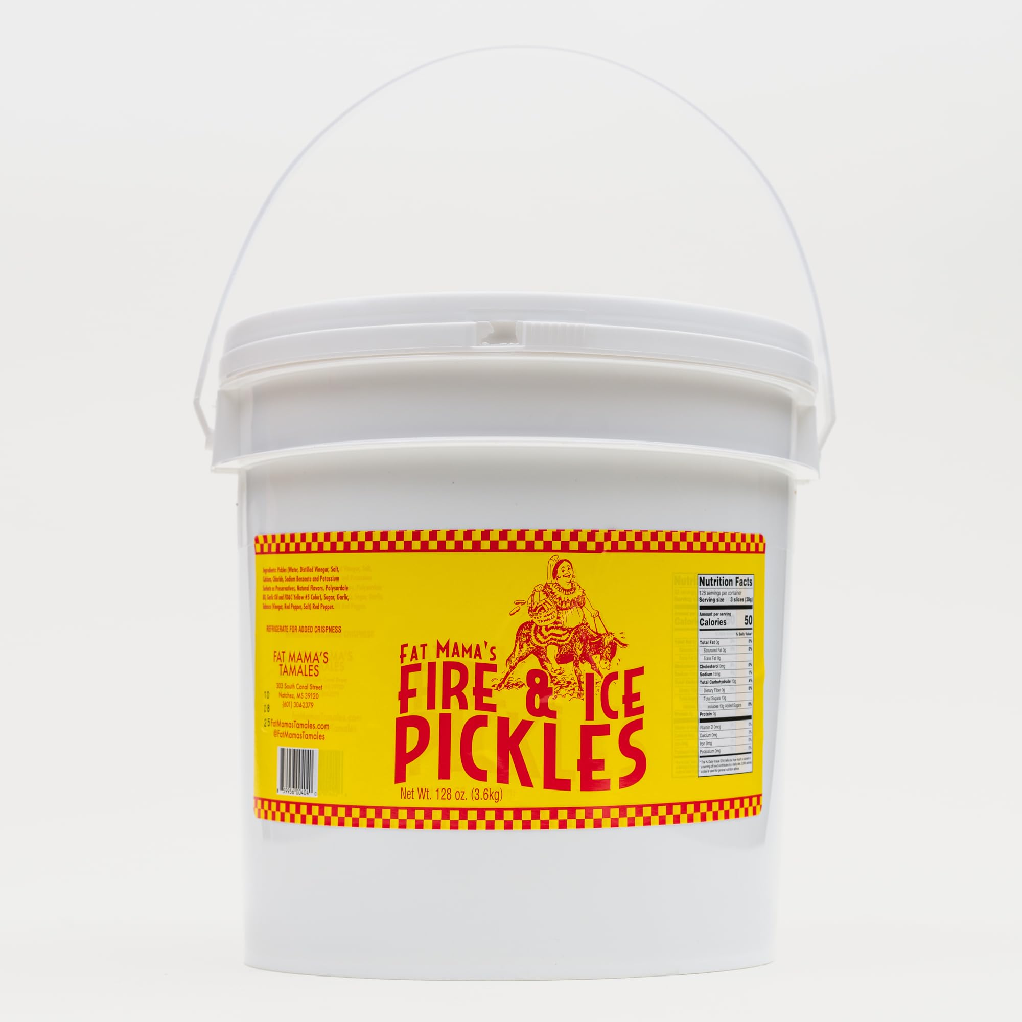 Fat Mama's Fire & Ice Pickles - 1 Gallon Pail