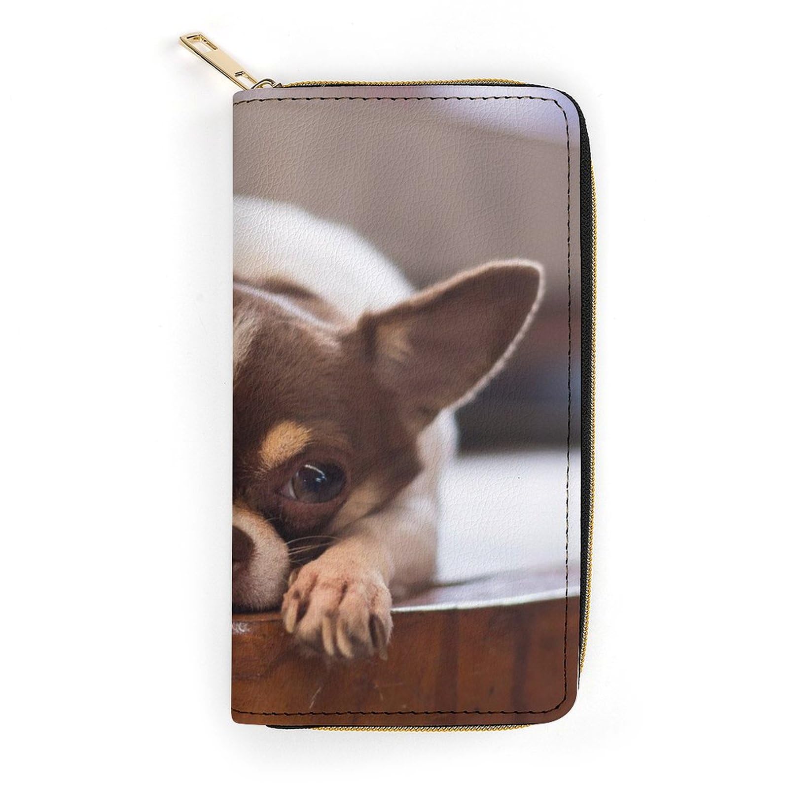 Amazon.co.jp: 財布 チワワ 犬柄 長財布 メンズ レディース ロング 