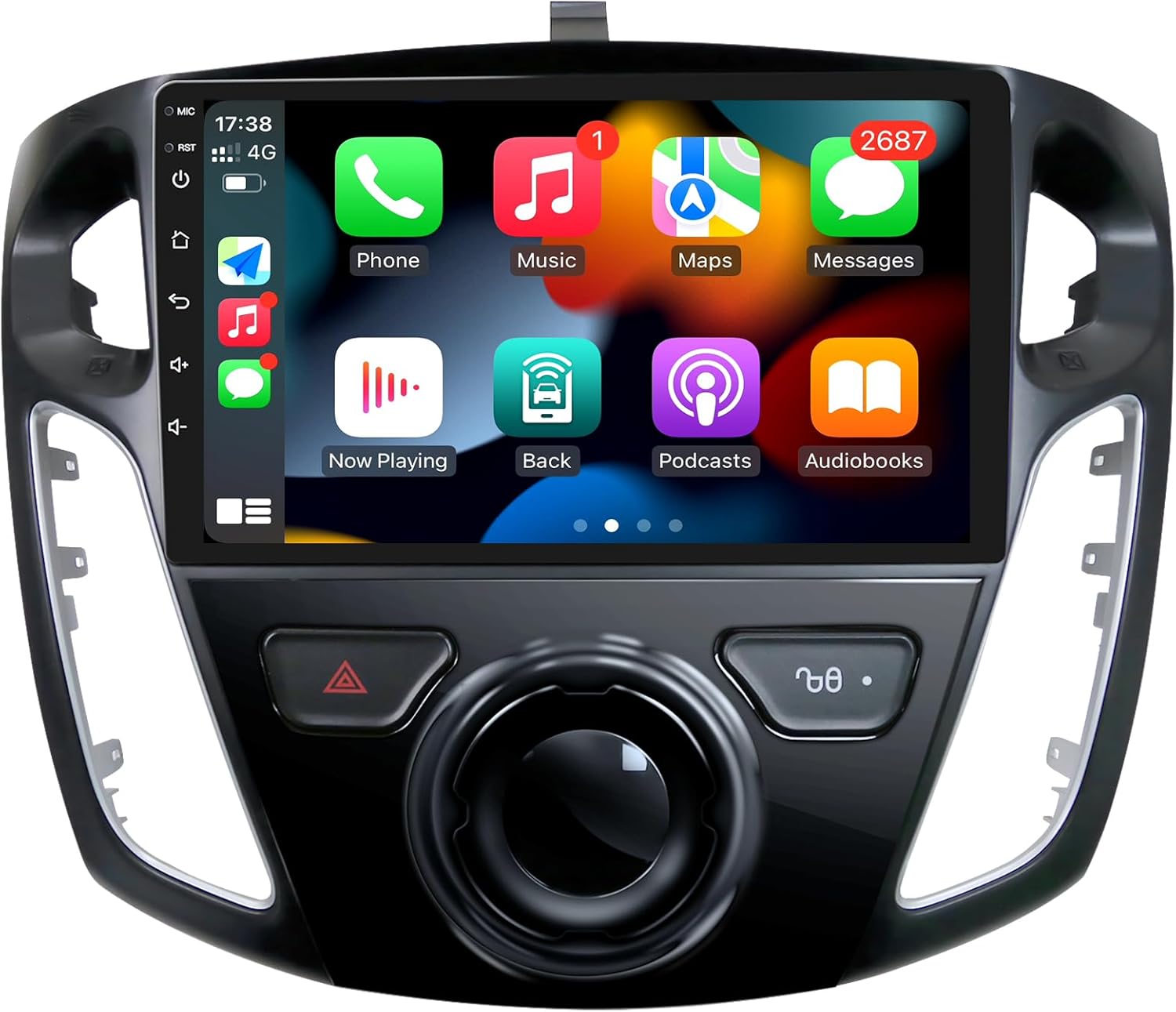 64G ROM Android 13 Car Radio Stereo for Ford Focus 2012-2018: Upgrade 5GWIF LCD Touch Screen Replacement with Bluetooth5.0 CarPlay Android Auto SWC FM