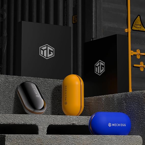 Mechanical Egg Metal Fidget Slider Fidget Toy Stress Relief Slider Toy Comfortable Click Feeling Adult Desk Use ADHD/Autism Focus Support Yellow