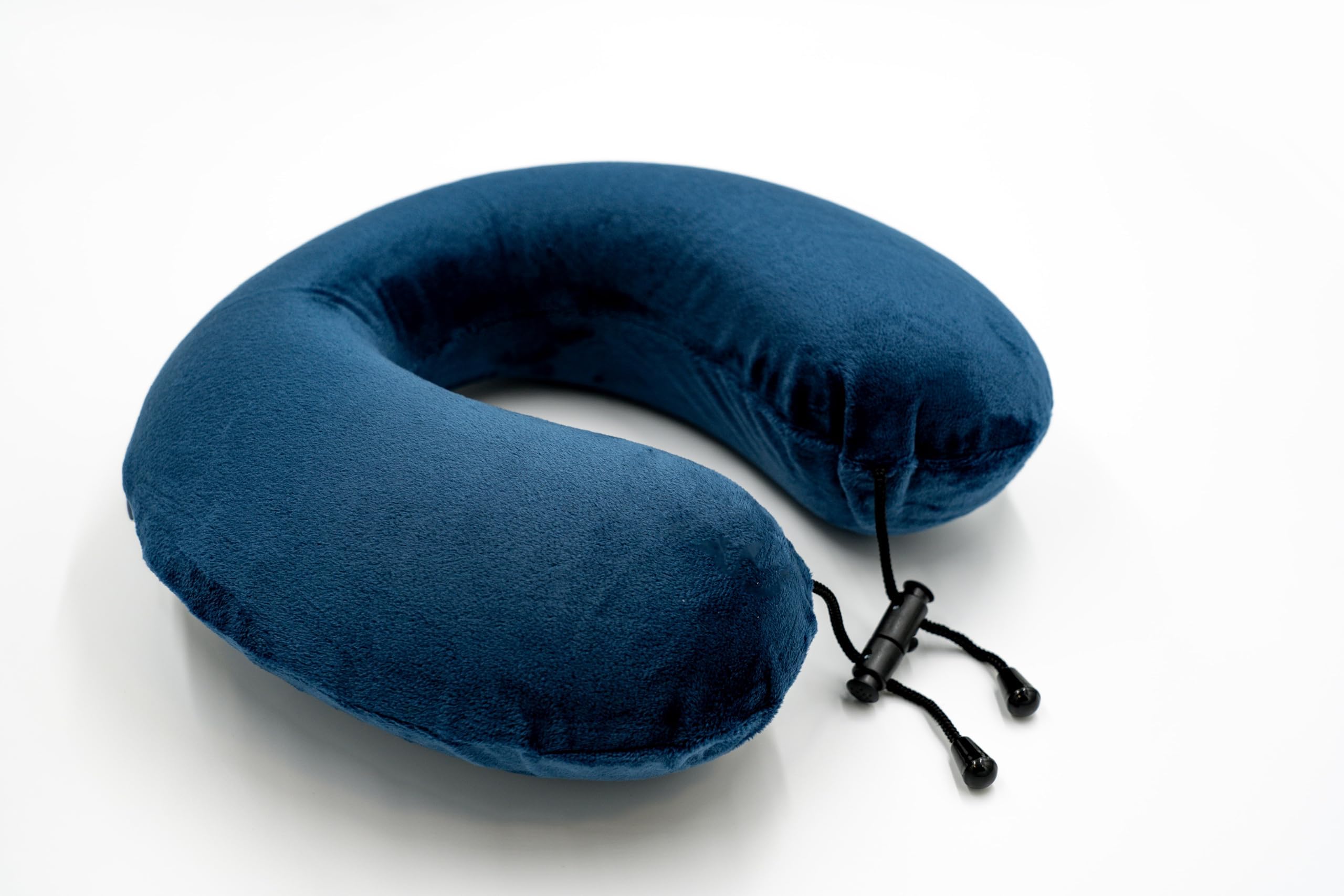 Travel Ready Memory Foam U-Shaped Neck Pillow: Your Ultimate Comportable Travel Companion Ideal for Long Flights/Long Travels with Neck Support! (Blue)(TR-PL002-BLU)