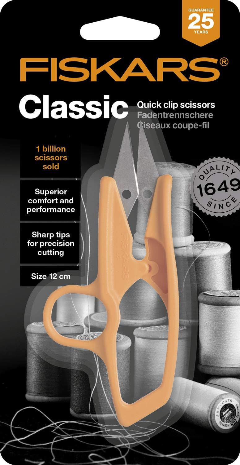 Fiskars F9495 | Micro-Tip Thread Snip Scissors | 4.75in