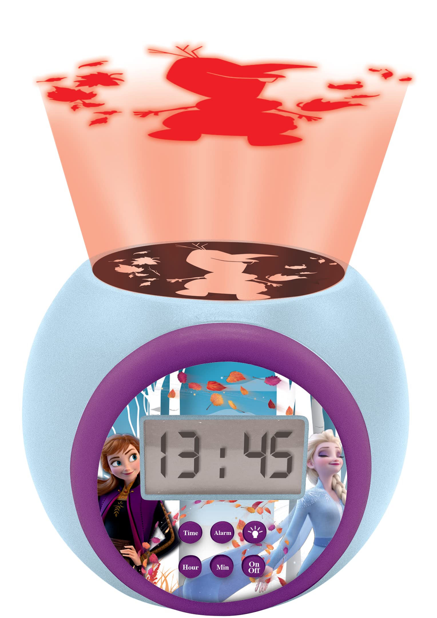ゆき サイン入り音声付目覚まし時計 Amazon.co.jp: LEXIBOOK、プロジェクタークロック ディズニー アナと雪