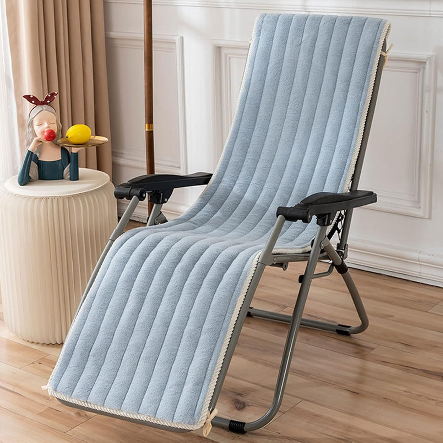 musite Sun Lounger Cushion, 50 x 180 cm, Lounger Cushion for Garden