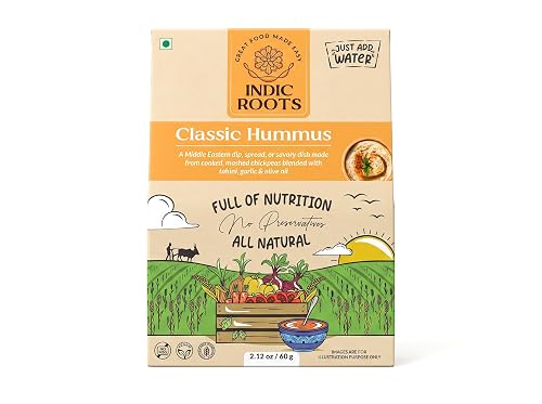 Indic Roots - Classic Hummus - Clean Label Fresh Wholesome
