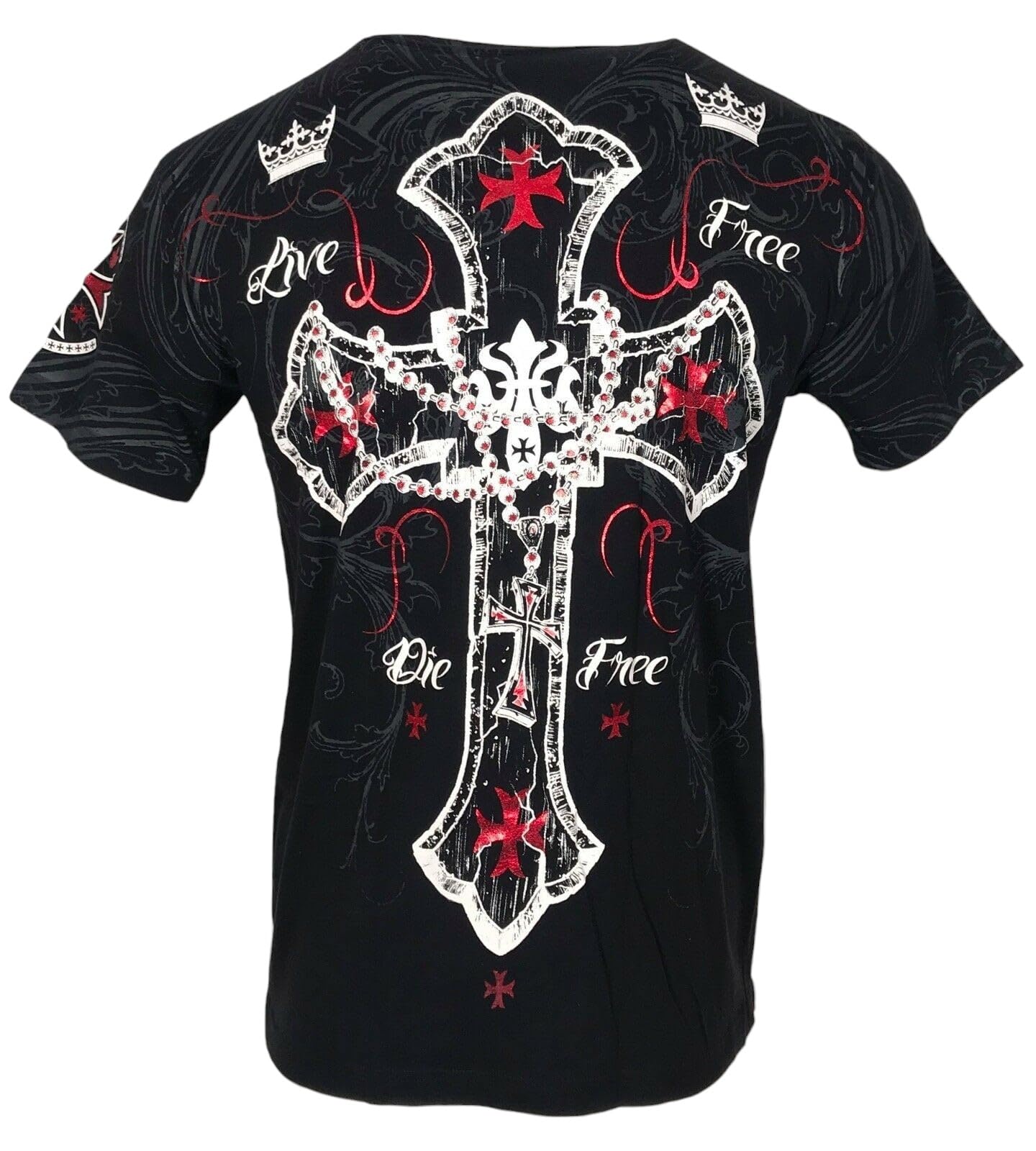 Xtreme Couture by Affliction Men's T-Shirt Glorious Tattoo Biker MMA S-6XL, Black, XL