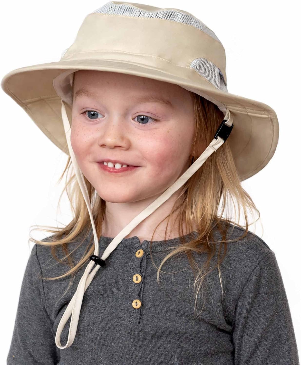 JAN & JUL Junior Jasper Hat for Kids, 50+ UPF Cotton, Size Adjustable