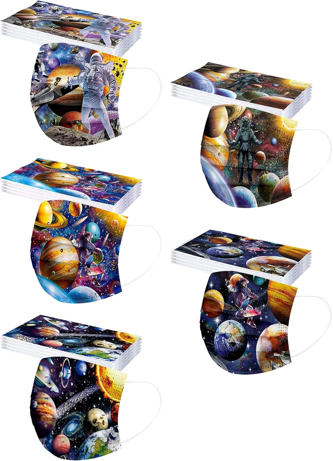 Wehenwei 子供用 最安値に挑戦 マスク 使い捨てマスク こども用 女の子 男の子 柄マスク 50枚 プリント ロケット 宇宙 小惑星 立体マスク 宇宙柄 漫画柄 不織布マスク カラー 保護マスク 子供 不織布 小さめ かわいい 50枚入 猫柄 動物柄 ディノサウルス 夏用マスク 飛沫