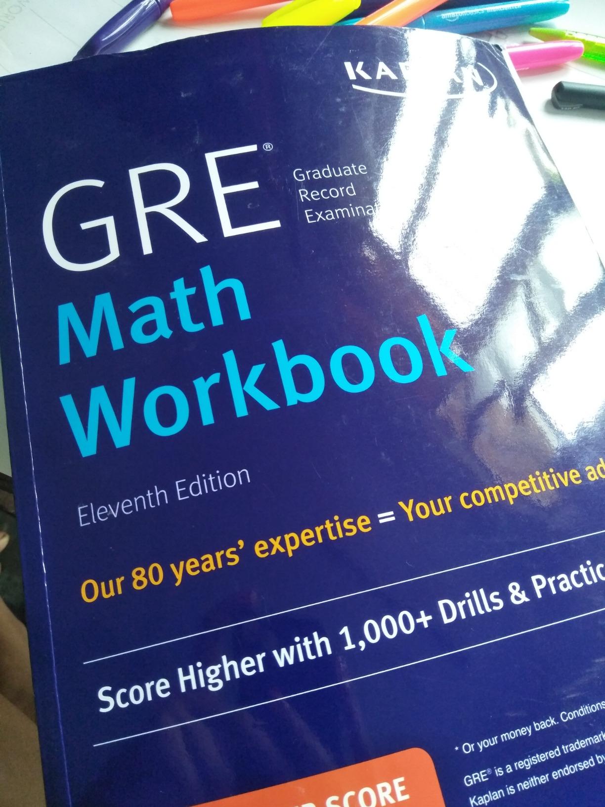 Buy GRE Math Workbook: Score Higher with 1,000+ Drills & Practice ...