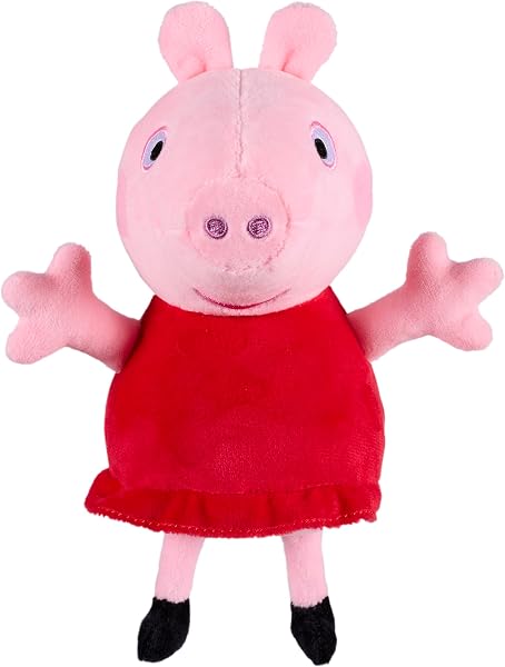 Peppa Pig Set Peluche 2 Pezzi – Peppa & Baby Evie – Peluche Super Morbidi nello Stile Classico, Giocattolo dai 18 Mesi in su - 3