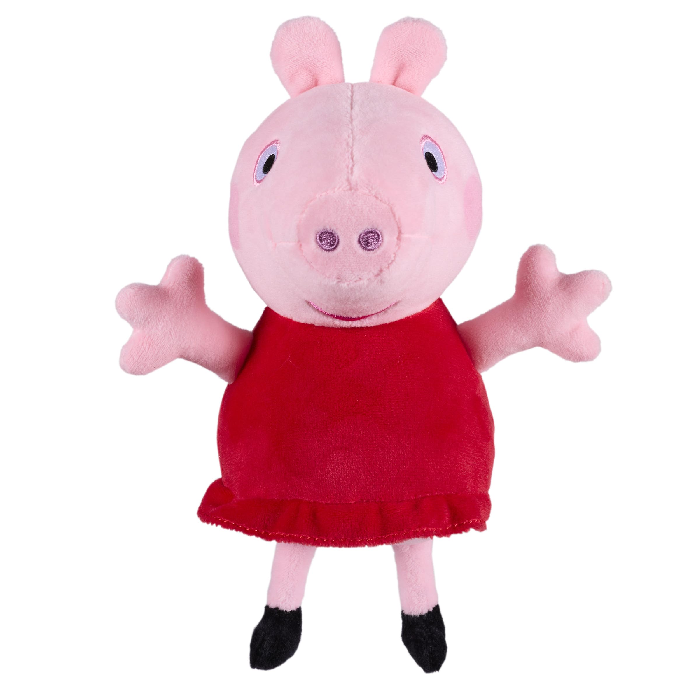 Peppa Pig Set Peluche 2 Pezzi – Peppa & Baby Evie – Peluche Super Morbidi nello Stile Classico, Giocattolo dai 18 Mesi in su