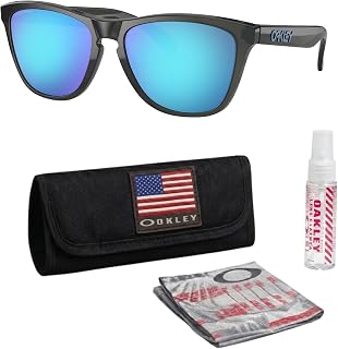 Oakley FROGSKINS (로우 브릿지 핏) OO9245 스퀘어 쉐이프 선글라스 공식 안경 키트 포함 | Men's & Women's Sunglasses