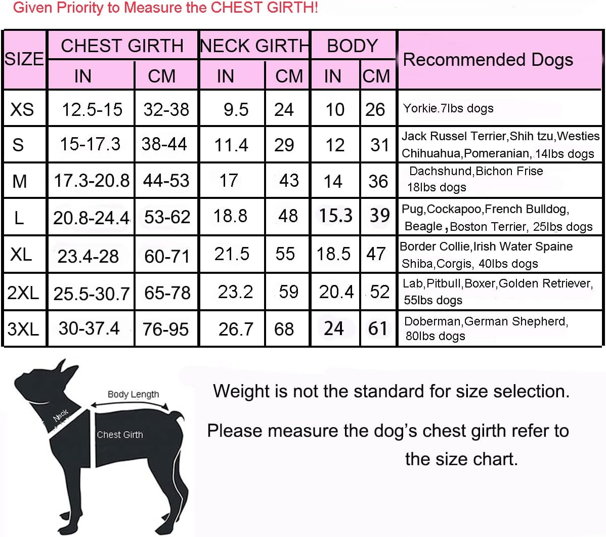 Fleece Dog Coat Pet Jacket Reflective for Cold Weather for Extra Large to Small Pets(Grey,M) : Pet Supplies