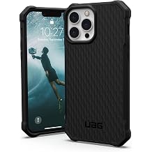 URBAN ARMOR GEAR iPhone 13 Pro Max 6.7 2021 Compatible Shockproof Case ESSENTIAL ARMOR Black