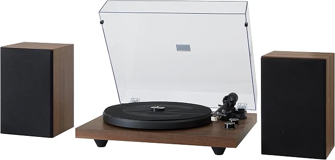 Tocadiscos Crosley C62 Bluetooth 120W con Altavoces miniatura 11