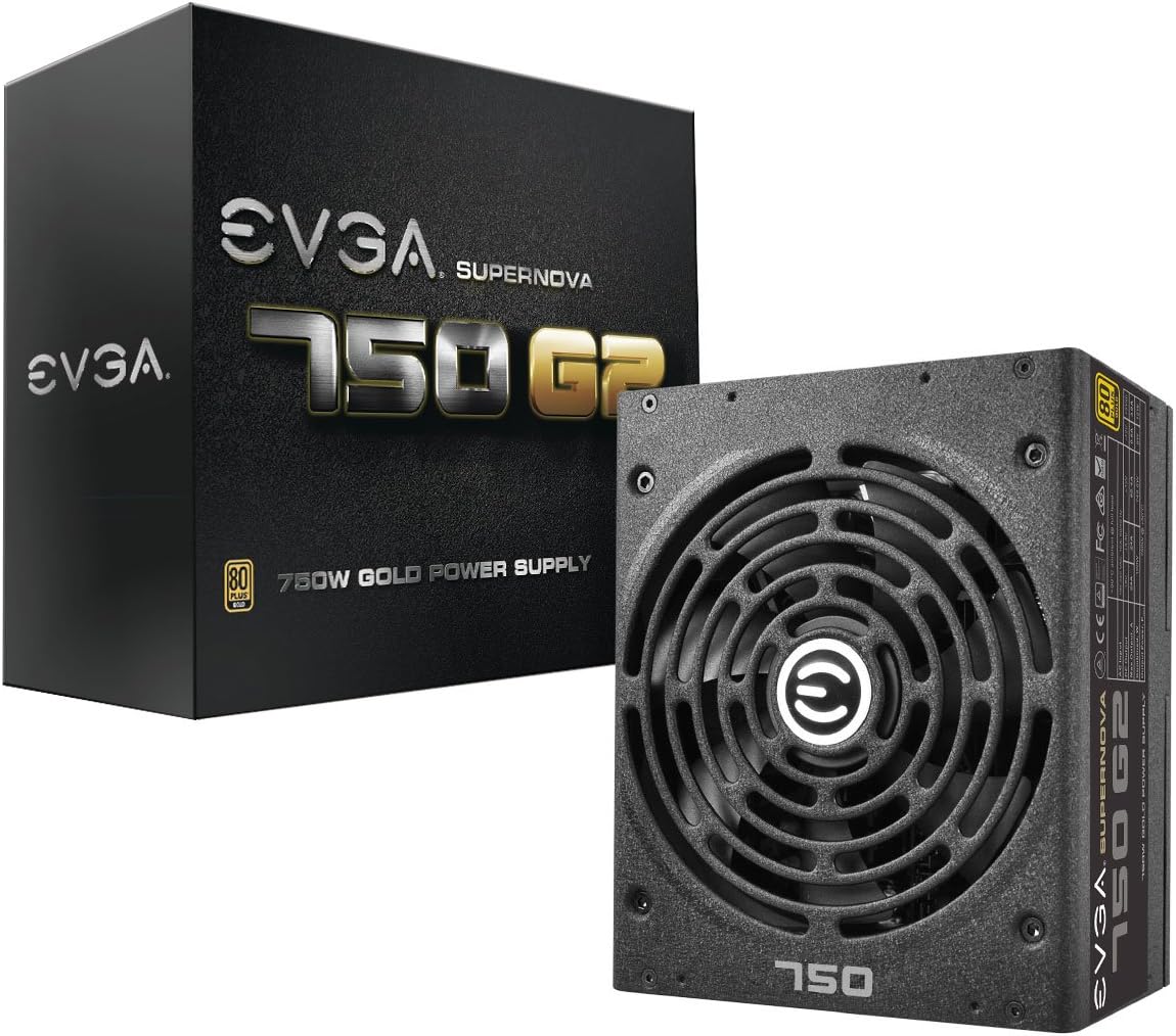 SuperNOVA 750 G2, 80+ GOLD 750W, Fully Modular, EVGA ECO Mode, 10 Year Warranty, Includes FREE Power On Self Tester Power Supply 220-G2-0750-XR
