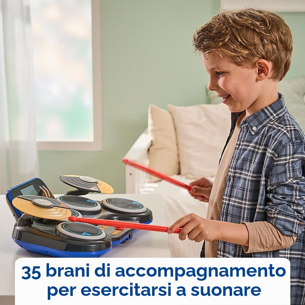 VTech. Batteria elettronica enfant, 90-572695, Nero, Standard