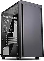 Vista 2 de Zalman T3 Micro ATX Case, MATX PC Case with 2 x 120mm Fans Pre-Installed, Full Tempered Glass Side Panel, Compact Mini Tower Gaming Computer Chassis