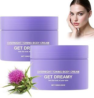 GET-DREAMY Overnight Toning Whip - Body Firming Cream Works While You Sleep, Get Dreamy Cream Helps Target Loose Skin Cellulite, Natural Moisturising Get Dreamy Toning Whip for All Skin Types (2PC)