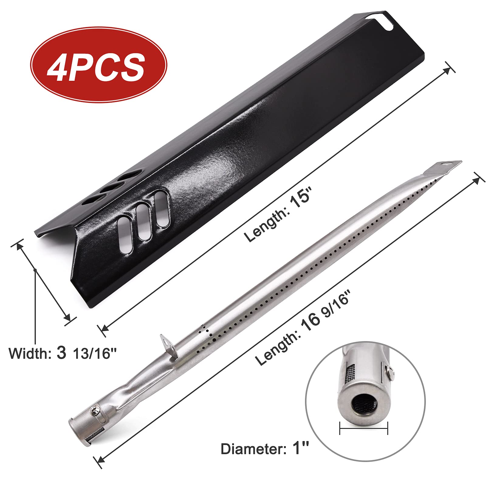 Amazon.com : Grill Replacement Parts for Dyna-Glo DGF493BNP DGH483CRP  DGF510SBP DGB610SSP DGB494SPB DGH483CRP-D, BHG Grill BH15-101-099-02  BH14-101-099-01, Backyard Grill BY14-101-001-02 GBC1461W BY15-101-001-02 :  Patio, Lawn u0026 Garden