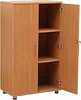 Armadietto Da Ufficio HOMCOM Con Ante E Serratura - 3 Ripiani, In Truciolato | Nero, Per Studio O Garage - Foto 10