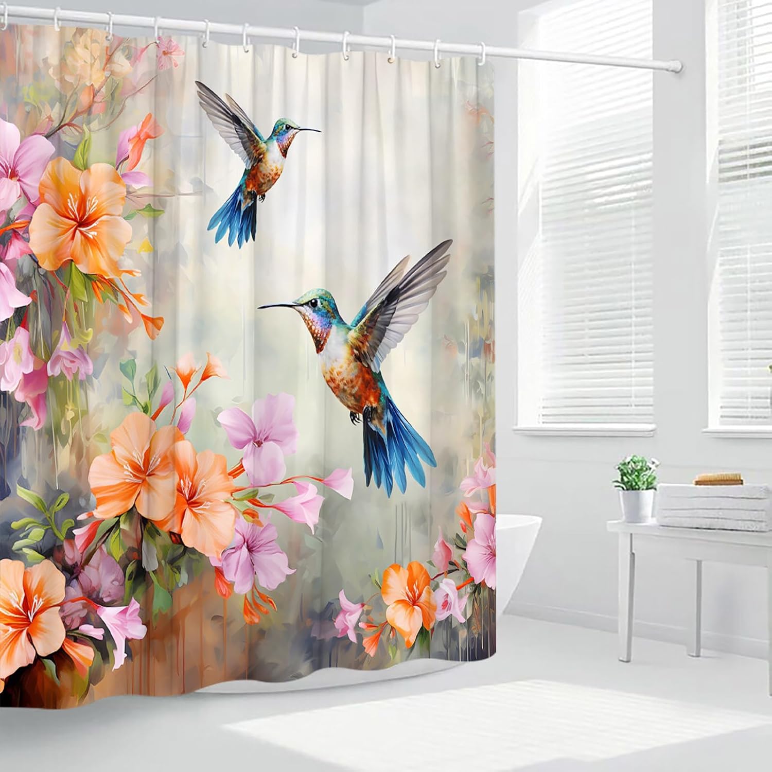 Ensemble Rideau De Douche 18 Pièces Season's Greetings Jingle Bells Rouge BH Home