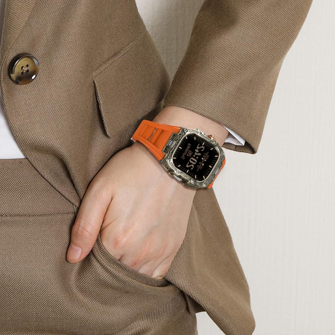 Compatible with Apple Watch Band Correas. Para Apple Watch 49 mm Ultra 2 Apple Watch Band Apple Watch Case Apple Ultra Watch Bands 49mm Mens