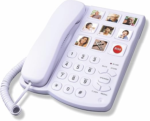 TelPal Big Button Phone with Speaker for Seniors
