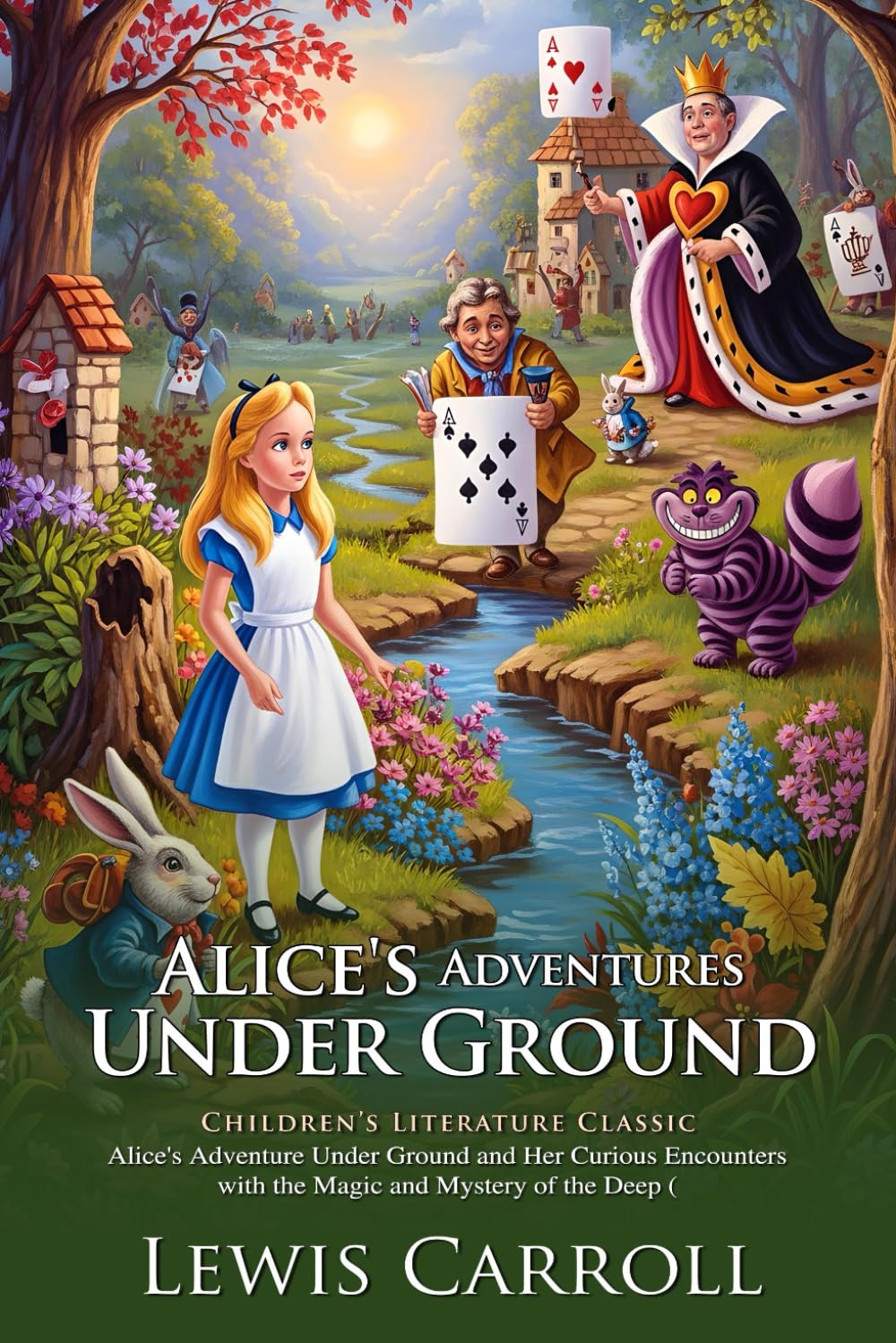 Alice’s Adventures Under Ground: The Story Before Alice in Wonderland: A Classic Tale of Imagination, Dreams, and Wonder – Illustrated Edition with Author Biography