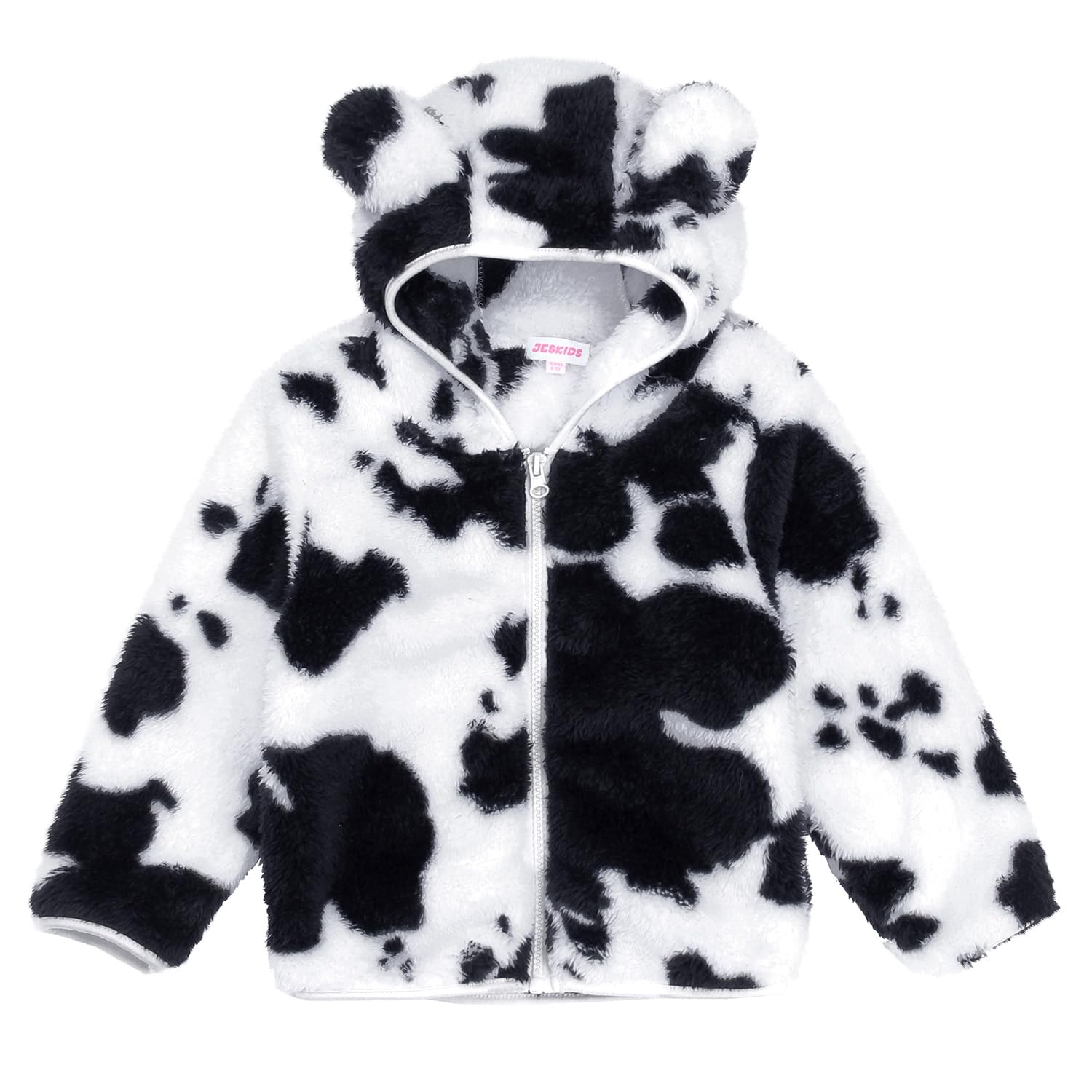 JESKIDS Toddler Girls Boys Fleece Hoody Jacket Zip Up Teddy Coat Warm Winter Outwear