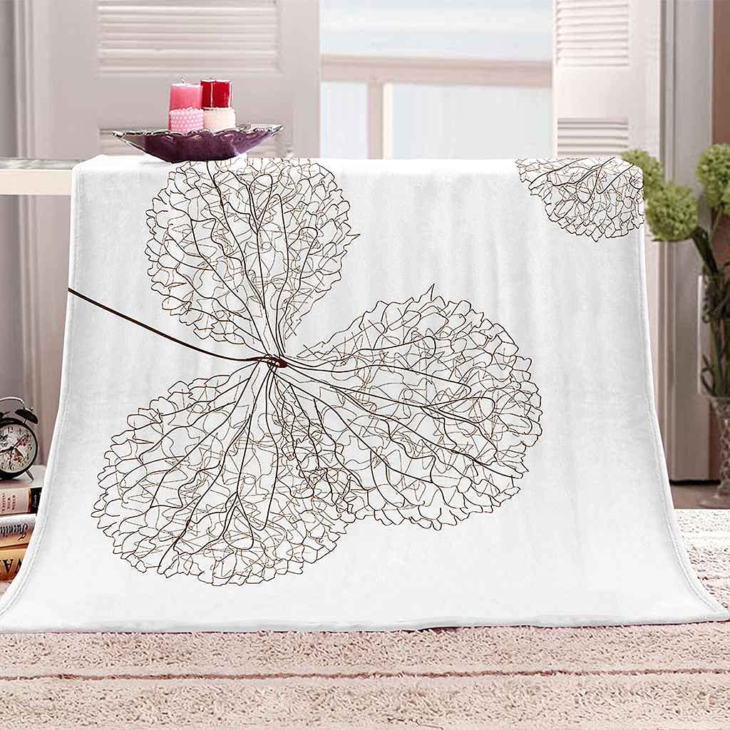 Couverture polaire flanelle anti-bouloche entretien facile pour peaux sensibles