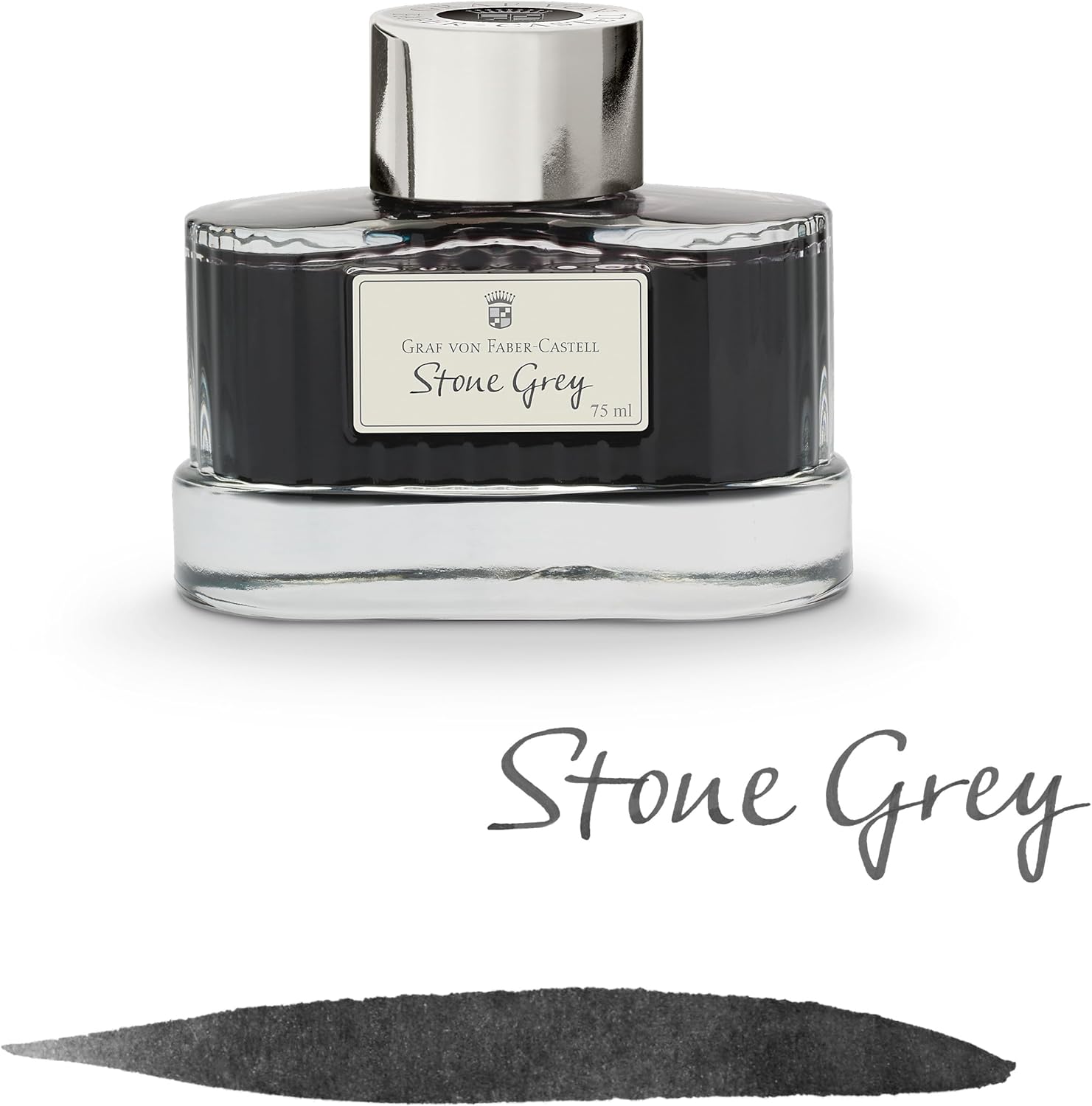 Faber Castell 141003 Bottle Ink, Stone Grey, 2.5 fl oz (75 ml)