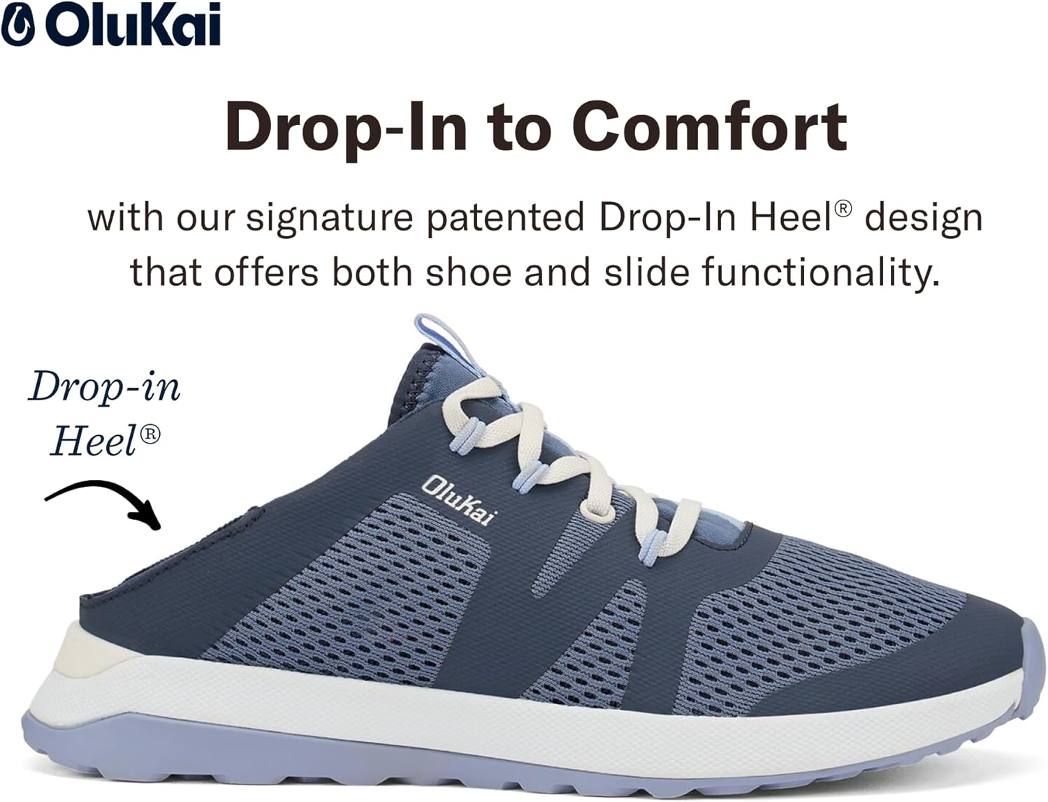 OLUKAI Huia Women's Athletic Sneakers, Lightweight & Breathable Mesh, Comfort Fit & Wet Grip Rubber Soles, Durable & Supportive - Image 4