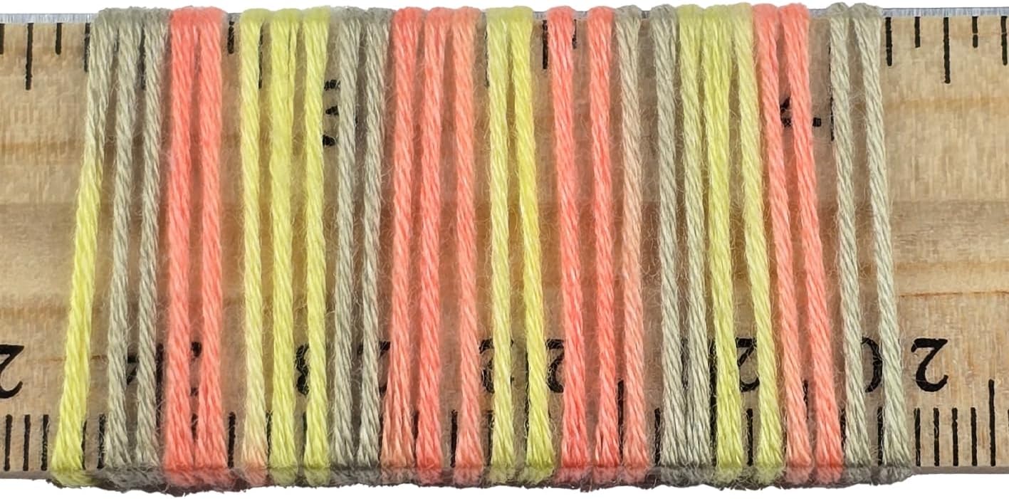 10-Pack of Yonkey Monkey 500 Grams Yarn - 70% Rayon derived from Bamboo, 30% Cotton - Imported - Tiger Mix 9046