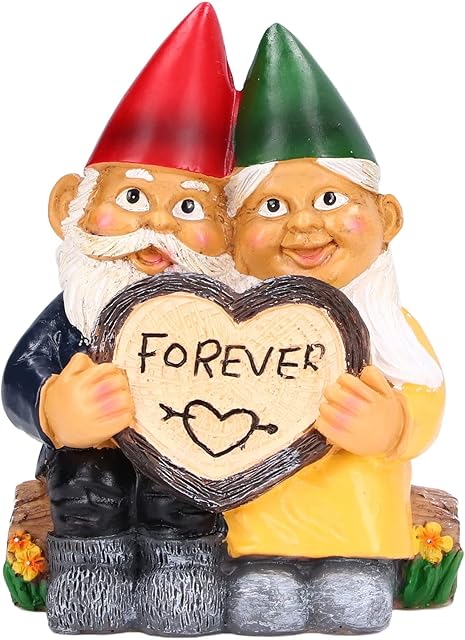 Les-Theresa Funny Gnome Garden Ornament Outdoor Resin Dwarf Statue Decoration Suitable for Garden Lawn Decoration and Garden Gifts