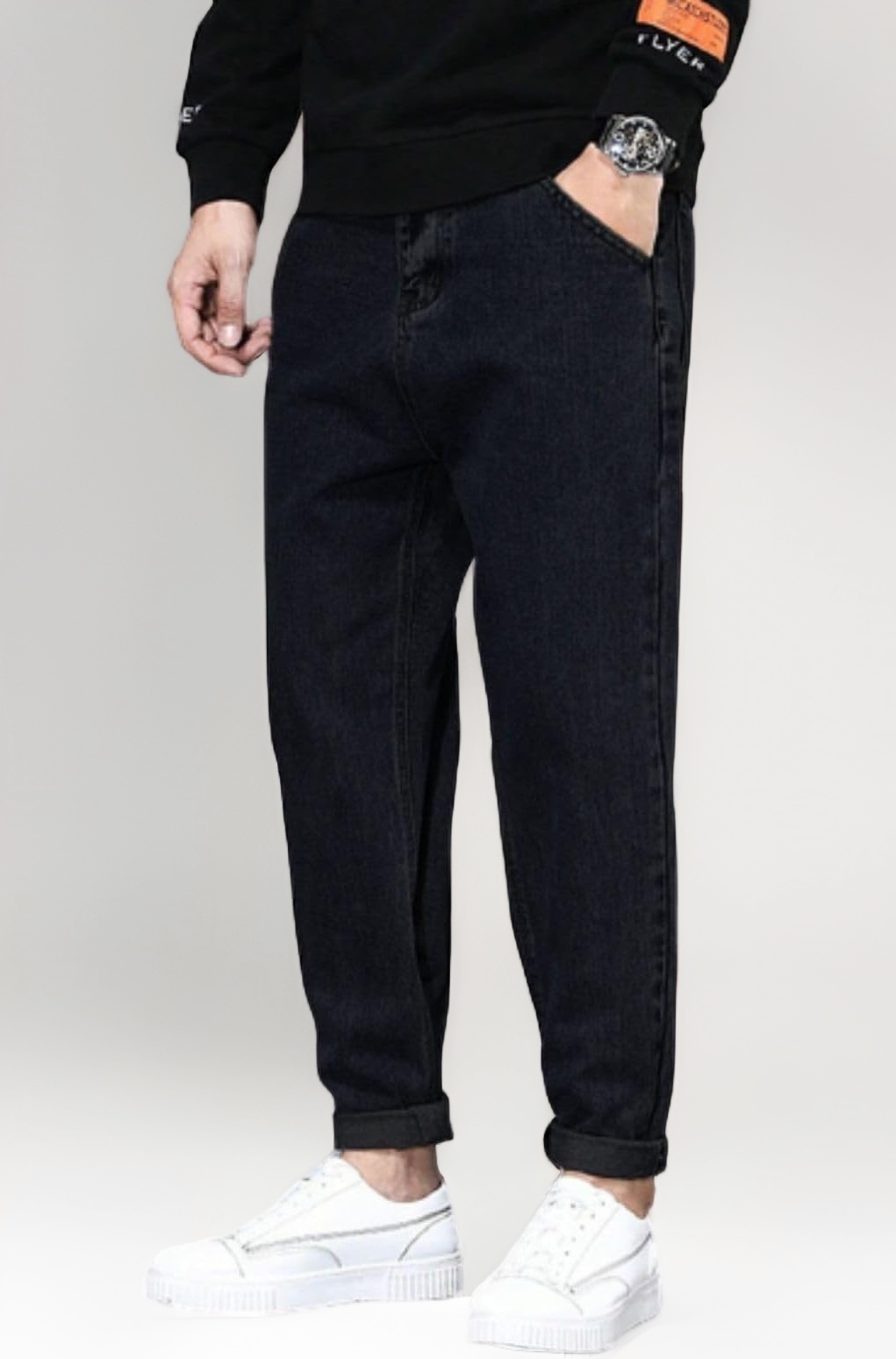 Ben Martin Men's Tapered Fit Jeans || Carrot Fit Jean's for Men || Relax Fit Denim for Man || High Rise Stretchable Casual Jean:s || Narrow Bottom Jean s for Men:s || Jeans for Men-s,