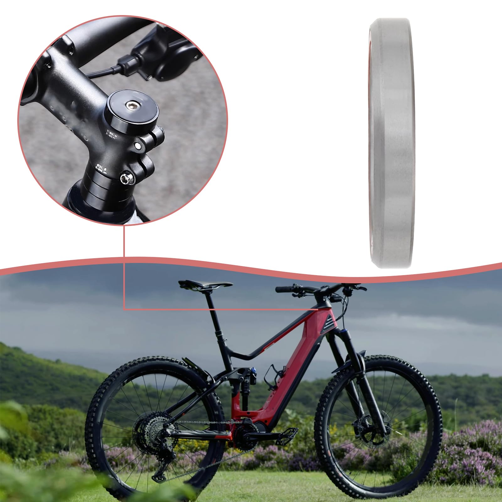 EMSea 1Pc Bicycle Headset Bearing 40x52x8mm 45 Degrees Bearing Steel for Most Specially Bicycle Headset ACB4052H8 MH-P16H8 ACB52 - Image 3