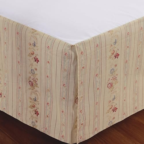 Miniatura 2 de Greenland Home Falda de cama con rosas antiguas, matrimonial, multicolor
