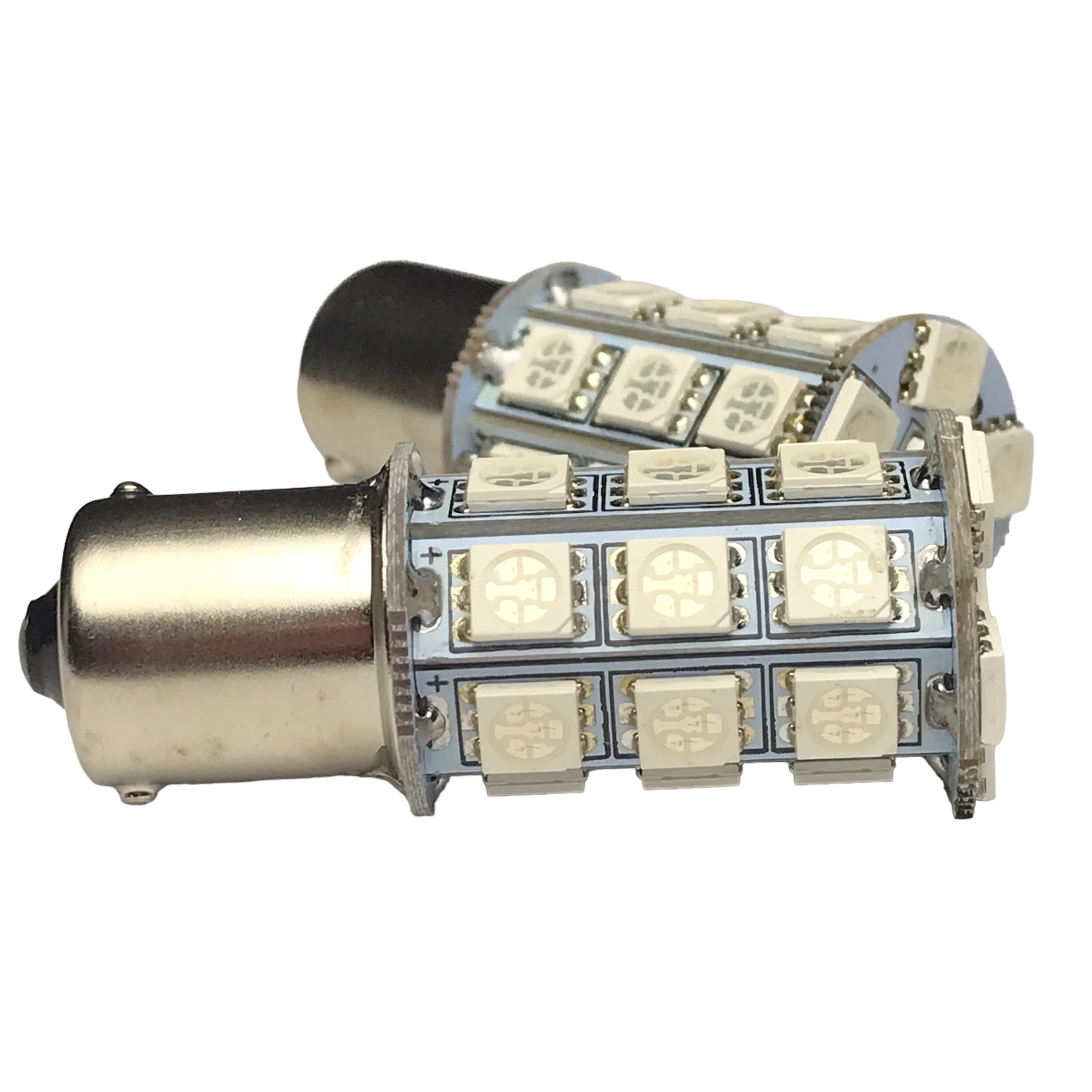 Amazon | 緑 27連 2個セット 24V LED S25 BA15s 180° シングル球