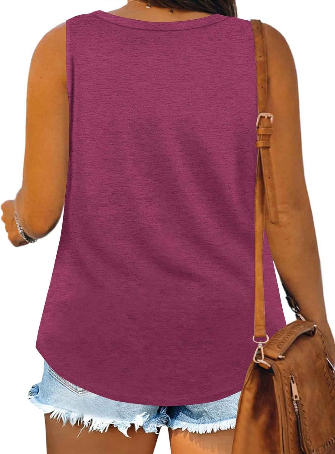 Beautife Womens Plus Size Tank Tops Summer Sleeveless V Neck T Shirts Casual Loose Fit Basic Tees Tunic Tops