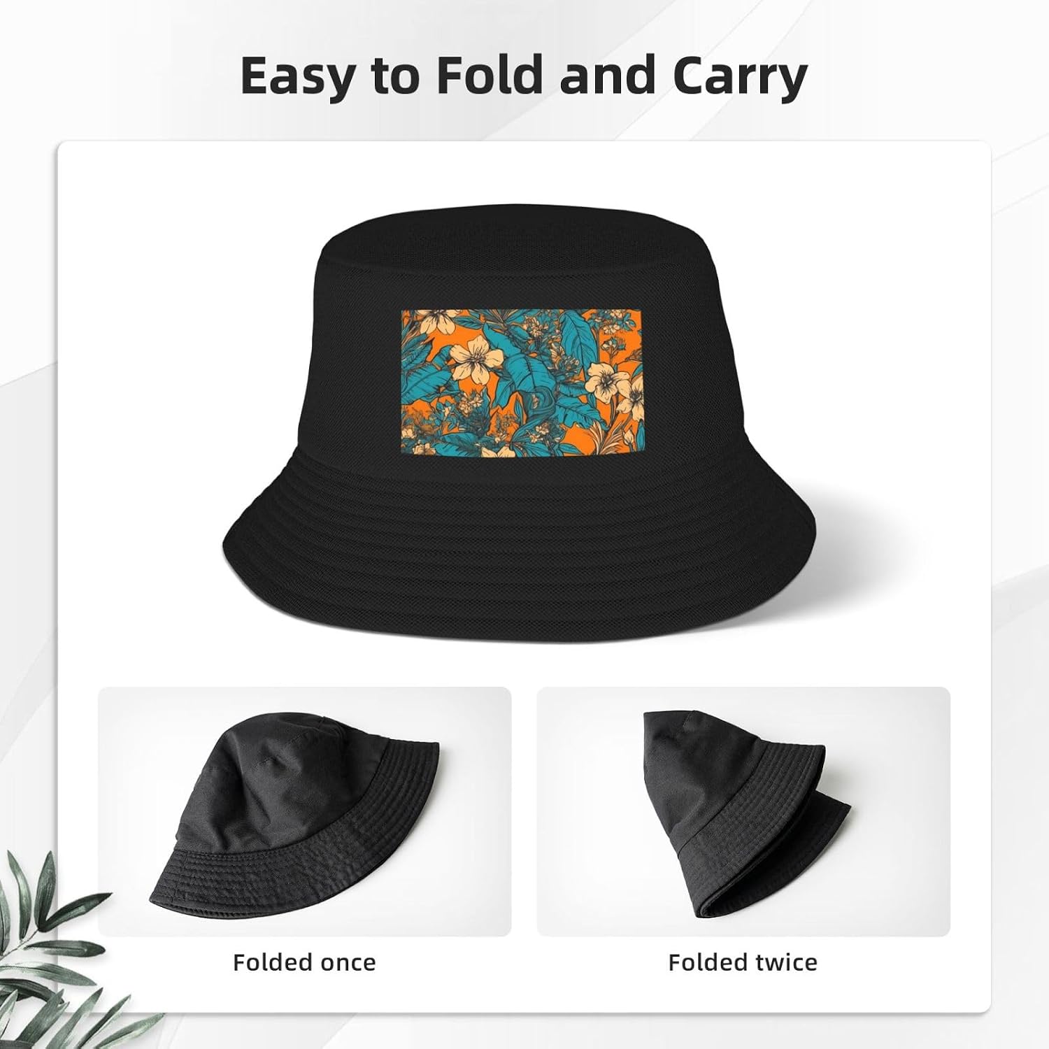 Sun Hats for Men Women Summer Sun Beach Fishing Cap Under The Sea Bucket Hat Unisex Fisherman Hat