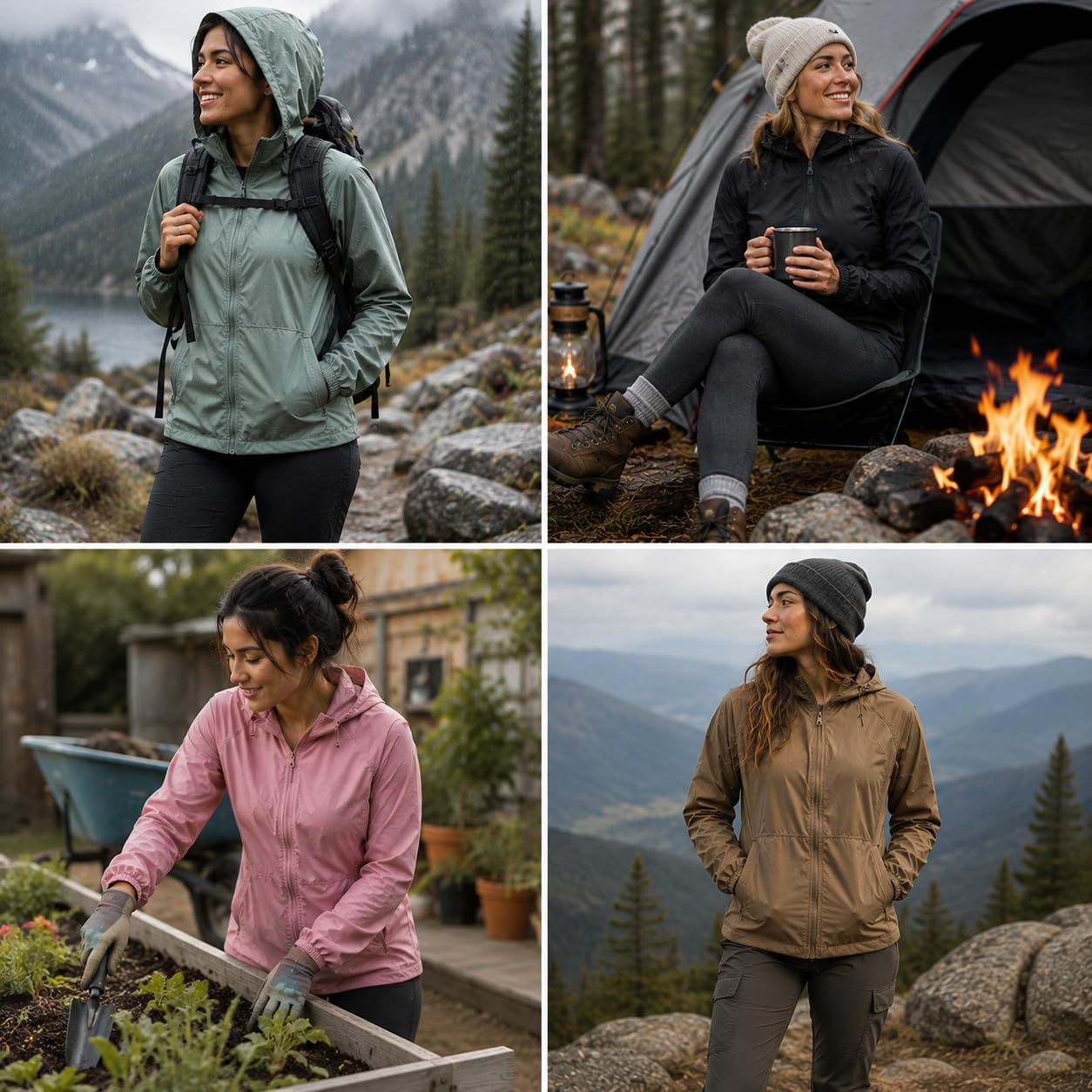 Spyder Womens Windbreaker Jacket - Wind Resistant Hooded Lightweight