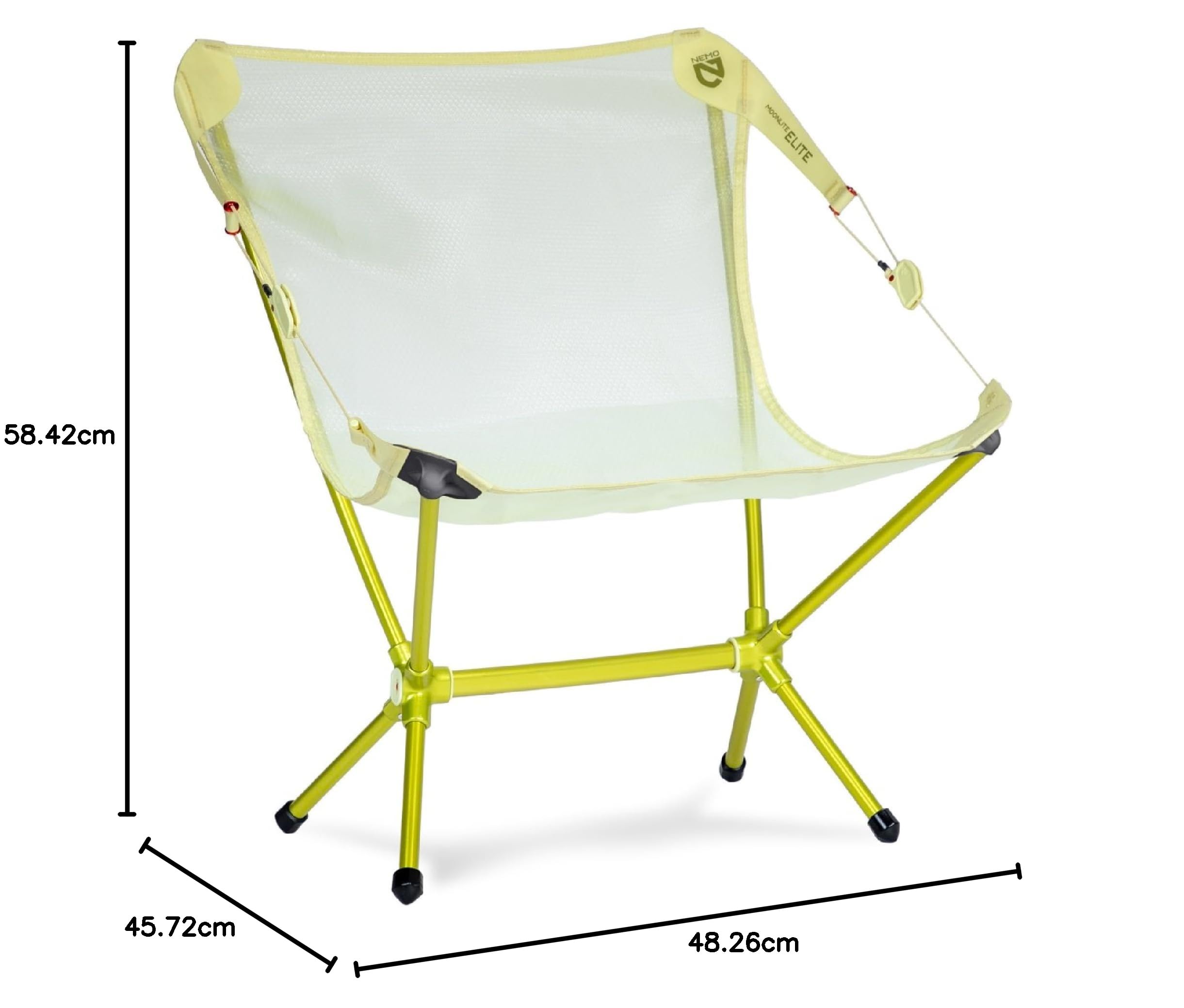 【屋外未使用品】 NEMO Moonlite Reclining Chair NEMO Equipment Moonlite Elite Reclining Backpacking Chair - One