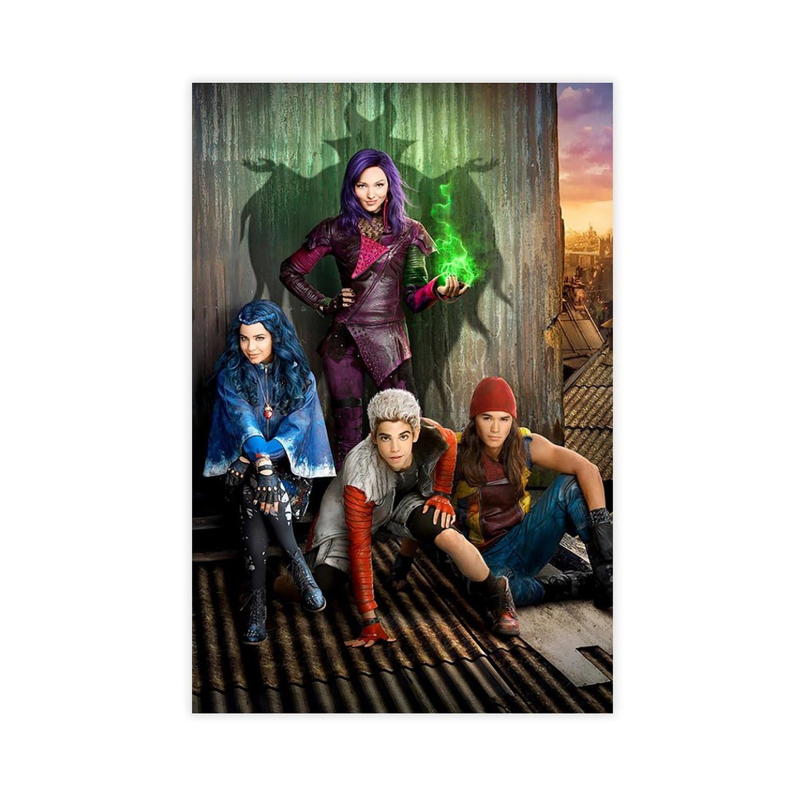 Poster Descendants sur toile decoration murale tendance pour bureau - 6