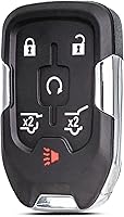 Vista 1 de Funda de llavero de reemplazo Compatible con Chevy Suburban Tahoe GMC Yukon 2015 2016 2017 2018 2019 2020 Entrada sin llave Control remoto