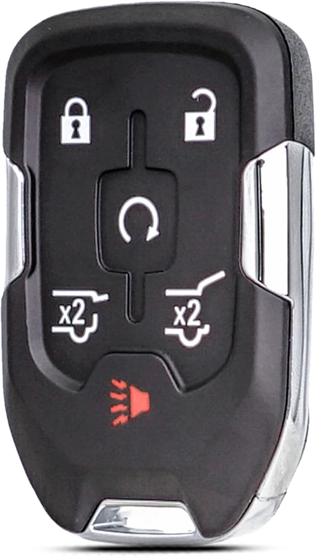 SUPALAND Key Fob Shell Case Replacement Fits for Chevy Suburban Tahoe GMC Yukon 2015 2016 2017 2018 2019 2020 Keyless Entry Smart Remote Control 6 Button Pad Outer Cover