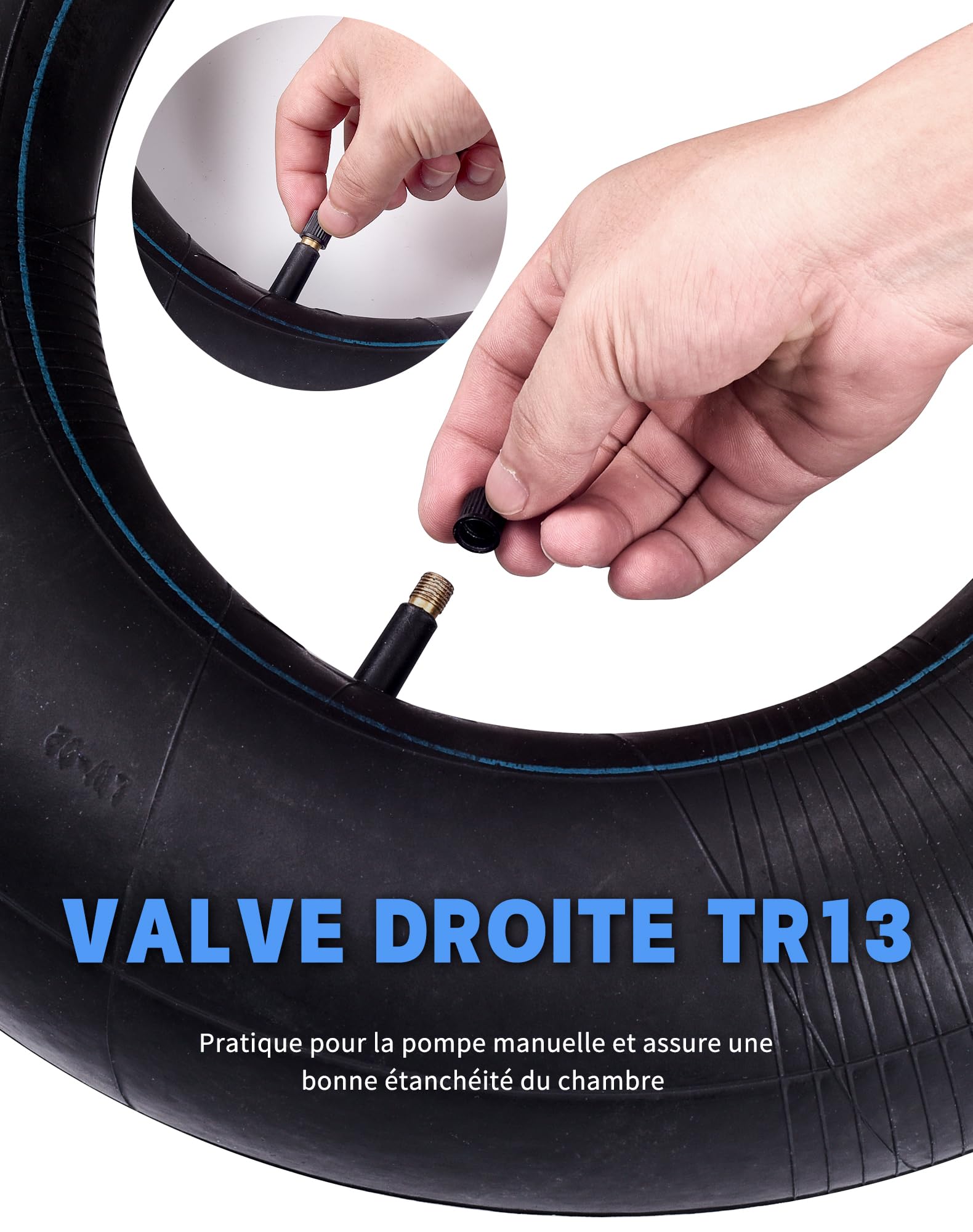 LAOYE 2 szt. Komora Powietrzna 4.80/4.00-8 Taczka 4.00-8 TR13, zamiennik 480/400-8