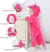 Vista 93 de TONWHAR Baby Boy's Girl's Animal Bodysuit Infant And Toddler's Romper Jumpsuit Halloween Costume Partywear Mono marrón