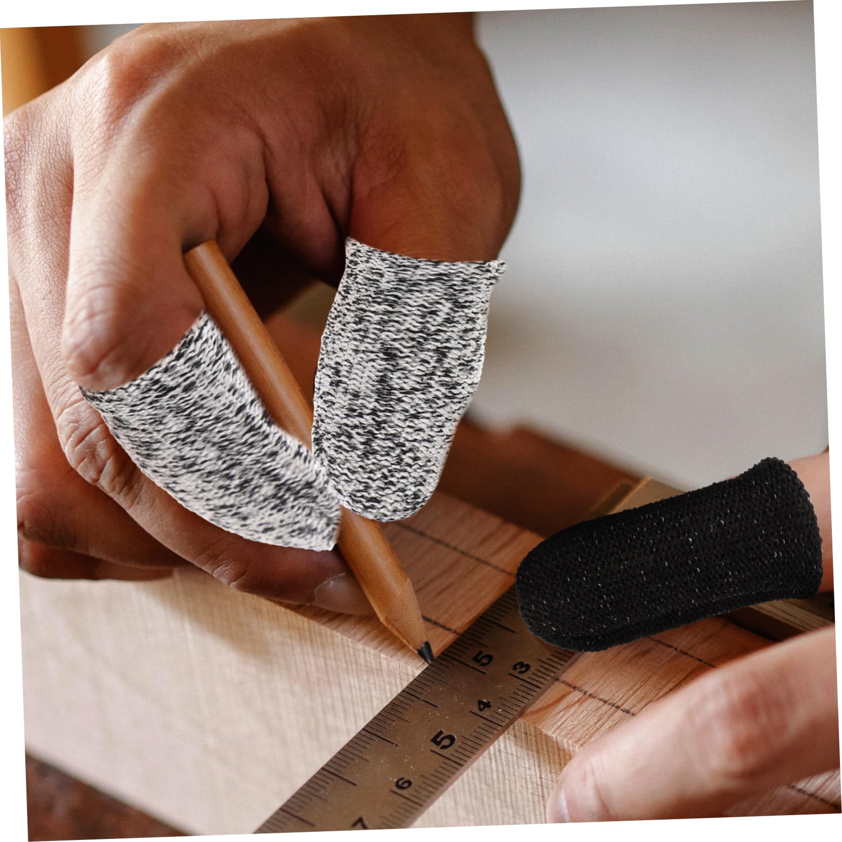 WOFASHPURET 3sets 20pcs Reusable Finger Sleeves Multi Function Finger Protectors for Kitchen Gardening and Crafts Lightweight and Wear Resistant for Safe Use 20pcs*3